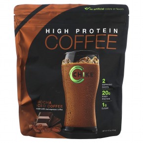 Chike Nutrition, Холодный кофе с высоким содержанием протеина, мокко, 434 г (15,3 унции) - описание