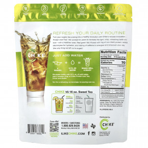 Chike Nutrition, протеиновый холодный чай, со вкусом зеленого чая и лимонада, 287 г (10,1 унции) в Москве - eco-herb.ru | фото