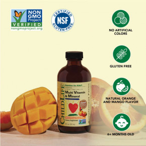 ChildLife Essentials, жидкая добавка с витамином C, натуральный апельсин, 118 мл (4 жидк. унции) в Москве - eco-herb.ru | фото