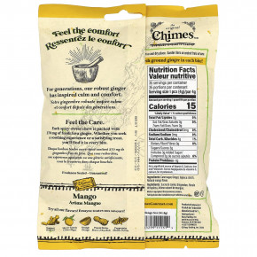 Chimes, жевательные таблетки с имбирем, со вкусом манго, 141,8 г (5 унций) в Москве - eco-herb.ru | изображение Chimes, жевательные таблетки с имбирем, со вкусом манго, 141,8 г (5 унций) в Москве - eco-herb.ru | фото