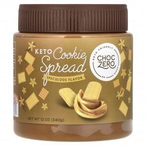 ChocZero, Keto Cookie Spread, Speculoos, 340 г (12 унций) в Москве - eco-herb.ru | фото