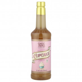 ChocZero, Премиальный сироп, кекс, без сахара, 750 мл (25,4 жидк. Унции) - описание | фото