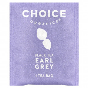 Choice Organics, Black Tea, Earl Grey, 16 чайных пакетиков, 32 г (1,12 унции) в Москве - eco-herb.ru | фото