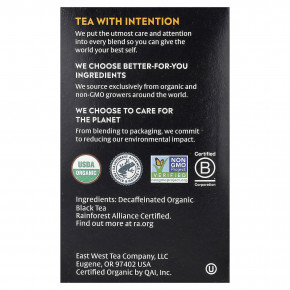 Choice Organics, черный чай, «английский завтрак», без кофеина, 16 чайных пакетиков, 32 г (1,12 унции) в Москве - eco-herb.ru | фото