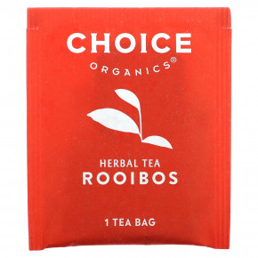 Choice Organics, Herbal Tea, ройбуш, без кофеина, 16 чайных пакетиков, 32 г (1,12 унции) в Москве - eco-herb.ru | фото