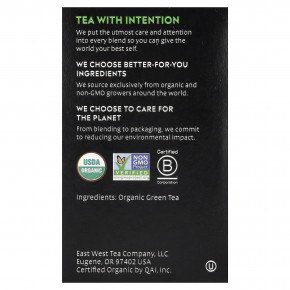 Choice Organics, зеленый чай, японский зеленый, 16 чайных пакетиков, 26 г (0,92 унции) в Москве - eco-herb.ru | фото