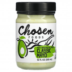 Chosen Foods, 100% масло авокадо, классический майонез, 12 жидких унций (355 мл) в Москве - eco-herb.ru | фото