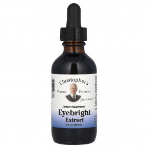 Christopher's Original Formulas, Экстракт очанки, 2 ж. унции, (59 мл) в Москве - eco-herb.ru | фото
