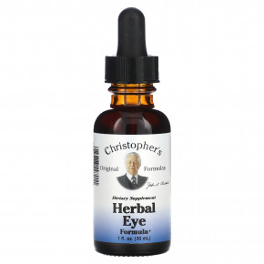 Christopher's Original Formulas, Herbal Eye Formula, 30 мл (1 жидк. Унция) - описание | фото