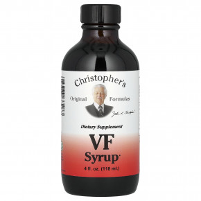 Christopher's Original Formulas, VF Syrup, сироп, 118 мл (4 жидк. унций) - описание | фото