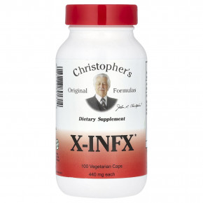 Christopher's Original Formulas, X-INFX, 440 мг, 100 вегетарианских капсул (880 мг на капсулу) в Москве - eco-herb.ru | фото