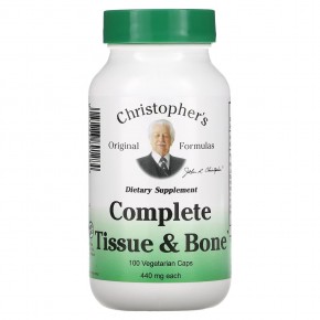 Christopher's Original Formulas, Complete Tissue & Bone, 440 mg, 100 Vegetarian Caps в Москве - eco-herb.ru | фото