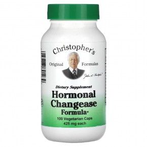 Christopher's Original Formulas, Формула гормональной смены, 425 мг, 100 вегетарианских капсул в Москве - eco-herb.ru | фото