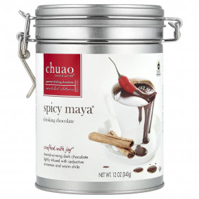 Chuao Chocolatier, пищевой шоколад, Spicy Maya®, 340 г (12 унций) - описание