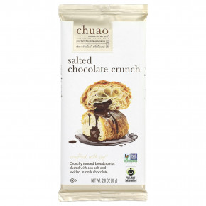 Chuao Chocolatier, темный шоколад, плитка с соленым шоколадом, 80 г (2,8 унции) - подробнее Chuao Chocolatier, темный шоколад, плитка с соленым шоколадом, 80 г (2,8 унции) - описание