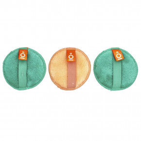 Cleanlogic, Средства для ванны и тела, буферы для снятия макияжа, 3 буфера с двойной текстурой в Москве - eco-herb.ru | фото