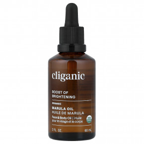 Cliganic, Boost of Brightened™, органическое маруловое масло, 60 мл (2 жидк. унции) - описание | фото