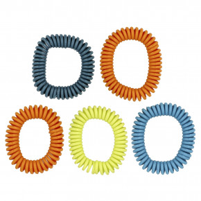 Cliganic, Браслет от комаров, универсальный размер, 5 браслетов в индивидуальной упаковке в Москве - eco-herb.ru | фото