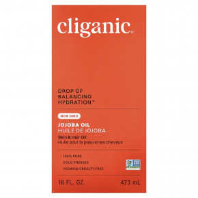 Cliganic, Drop of Balancing Hydration™, 100% чистое масло жожоба, 473 мл (16 жидк. унций) в Москве - eco-herb.ru | изображение Cliganic, Drop of Balancing Hydration™, 100% чистое масло жожоба, 473 мл (16 жидк. унций) в Москве - eco-herb.ru | фото