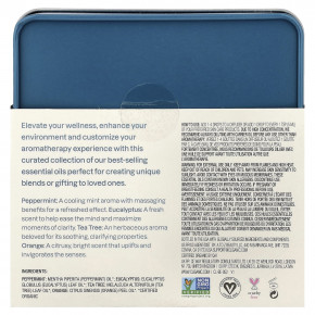 Cliganic, The Basics, набор для ароматерапии с эфирными маслами, набор из 4 предметов в Москве - eco-herb.ru | изображение Cliganic, The Basics, набор для ароматерапии с эфирными маслами, набор из 4 предметов в Москве - eco-herb.ru | фото