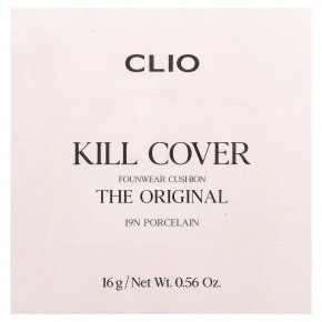 Clio, Death Cover FounWear Cushion, кушон, 19N фарфоровый, 16 г (0,56 унции) в Москве - eco-herb.ru | фото