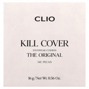 Clio, Death Cover FounWear Cushion, кушон, пекан 34C, 16 г (0,56 унции) в Москве - eco-herb.ru | фото