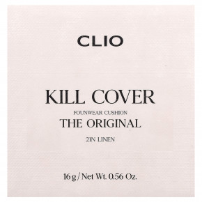 Clio, Death Cover FounWear, кушон, лен 21N, 16 г (0,56 унции) в Москве - eco-herb.ru | фото