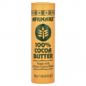 Cococare, Africare, 100% какао-масло, 28 г (1 унция) - описание | фото