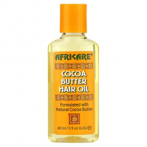 Cococare, Africare, Cocoa Butter Hair Oil, 2 fl oz (60 ml) в Москве - eco-herb.ru | фото