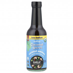 Coconut Secret, Coconut Aminos, чеснок, 296 мл (10 жидк. Унций) - описание | фото