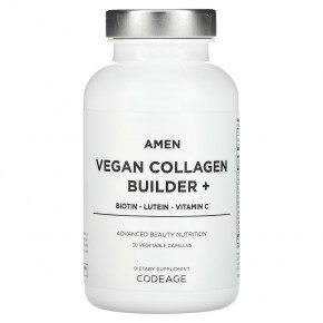 Codeage, Amen, Vegan Collagen Builder +, 30 растительных капсул в Москве - eco-herb.ru | фото