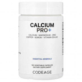 Codeage, Calcium Pro +, 120 растительных капсул - описание | фото