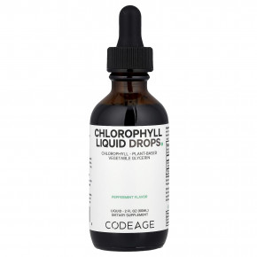 Codeage, Chlorophyll Liquid Drops, перечная мята, 60 мл (2 жидк. Унции) в Москве - eco-herb.ru | изображение Codeage, Chlorophyll Liquid Drops, перечная мята, 60 мл (2 жидк. Унции) в Москве - eco-herb.ru | фото
