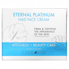 Codeage, Eternal Platinum NAD Face Cream, 1.8 oz (50 g) в Москве - eco-herb.ru | фото