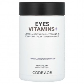 Codeage, витамины для здоровья глаз+, 120 капсул в Москве - eco-herb.ru | фото