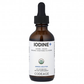 Codeage, йод+, 59,2 мл (2 жидк. унции) в Москве - eco-herb.ru | изображение Codeage, йод+, 59,2 мл (2 жидк. унции) в Москве - eco-herb.ru | фото