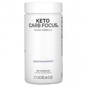 Codeage, Keto Carb Focus, 180 капсул - описание | фото