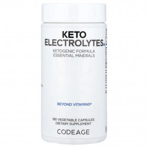 Codeage, кетоэлектролиты, 180 растительных капсул - описание | фото