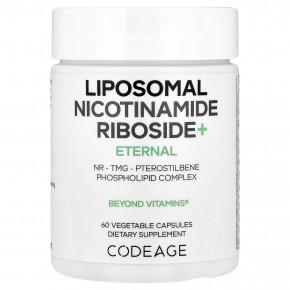 Codeage, липосомальный никотинамид рибозид+, 60 растительных капсул - описание | фото