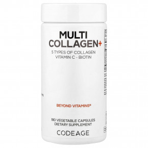 Codeage, Multi Collagen+, 180 растительных капсул - описание | фото
