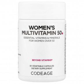 Codeage, Multivitamin 50, мультивитамины для женщин, 30 растительных капсул - подробнее Codeage, Multivitamin 50, мультивитамины для женщин, 30 растительных капсул - описание