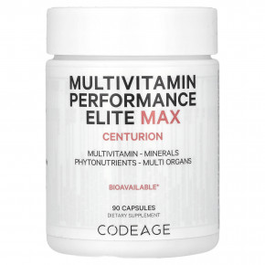 Codeage, Multivitamin Performance Elite Max, мультивитамины, 90 капсул в Москве - eco-herb.ru | фото