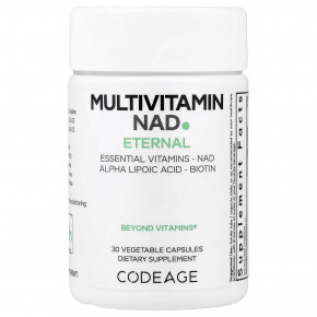 Codeage, мультивитамины с НАД, наружный вкус, 30 растительных капсул в Москве - eco-herb.ru | изображение Codeage, мультивитамины с НАД, наружный вкус, 30 растительных капсул в Москве - eco-herb.ru | фото