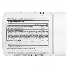 Codeage, Необработанный витамин D3 +, 60 растительных капсул в Москве - eco-herb.ru | фото