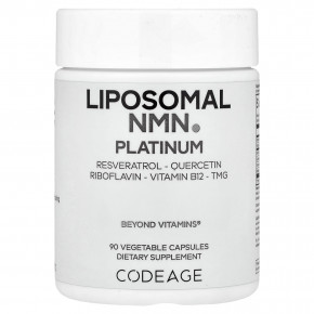 Codeage, Platinum, липосомальный NMN, 90 растительных капсул - описание | фото