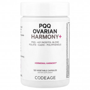 Codeage, PQQ Ovarian Harmony +, 120 растительных капсул - описание | фото