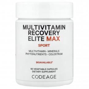 Codeage, Sport, Multivitamin Recovery Elite Max, 90 растительных капсул - описание | фото