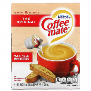 Coffee Mate, жидкие сливки для кофе, оригинальный вкус, 24 шт. - описание