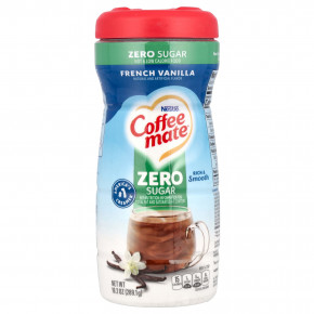 Coffee Mate, Кофейные сливки в порошке, без сахара, французская ваниль, 289,1 г (10,2 унции) - описание