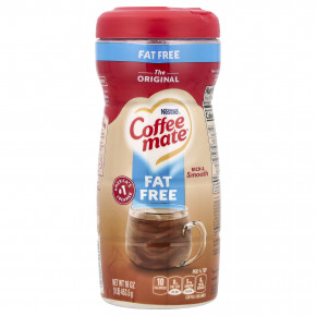 Coffee Mate, Кофейные сливки в порошке, обезжиренные, оригинальные, 453,5 г (16 унций) - описание